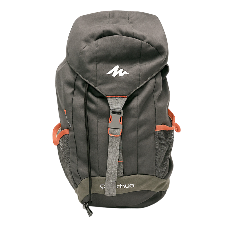 Black and gray hiking backpack featured in the digital product bundle for outdoor adventures.