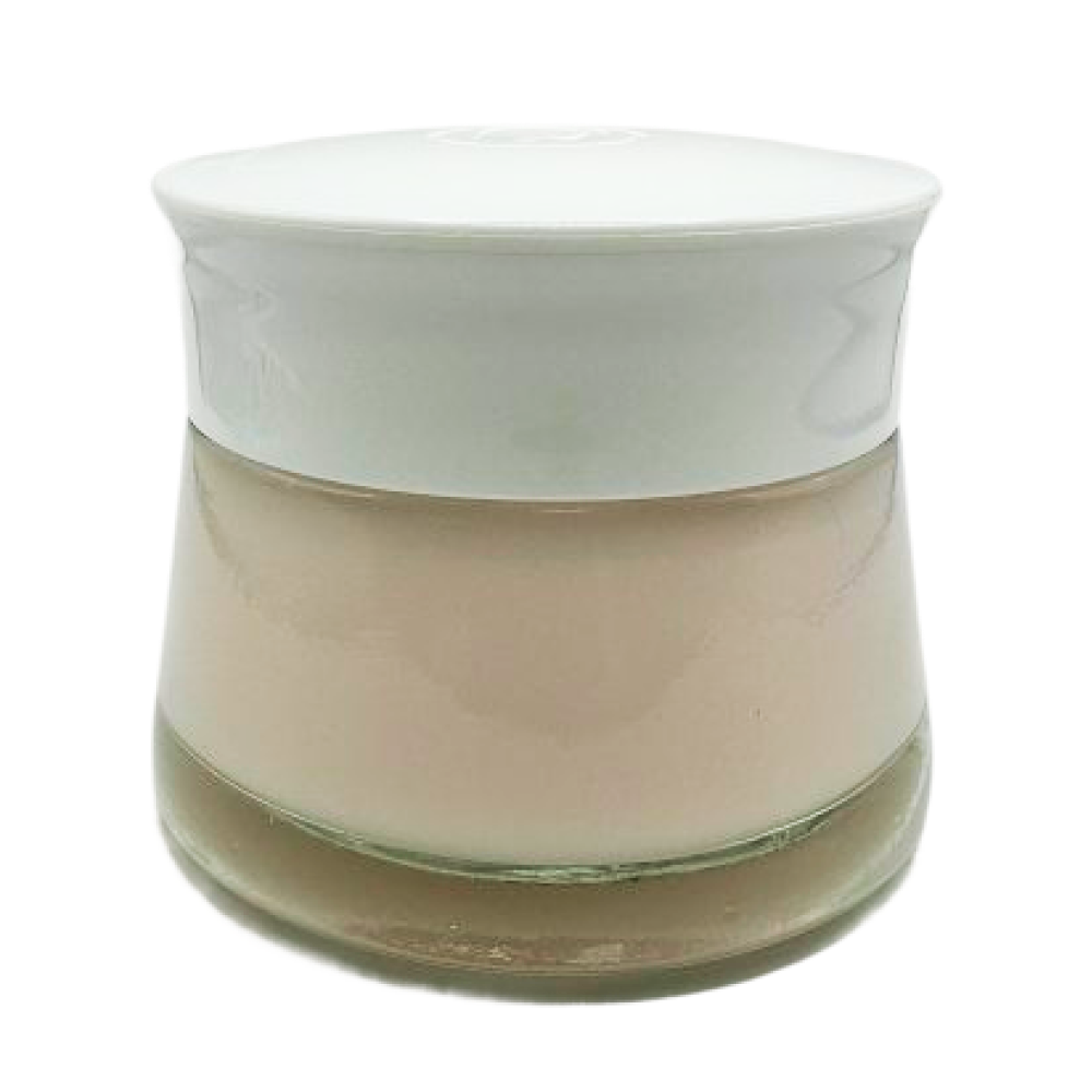 Ponds Watermelon Jelly Moisturizer in a clear glass jar with a white lid.