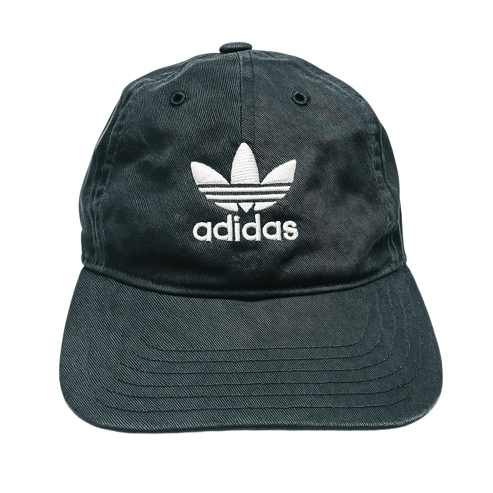 Black Adidas cap included in the digital product bundle for hiking, perfect addition to your Hiking Bundle gear.