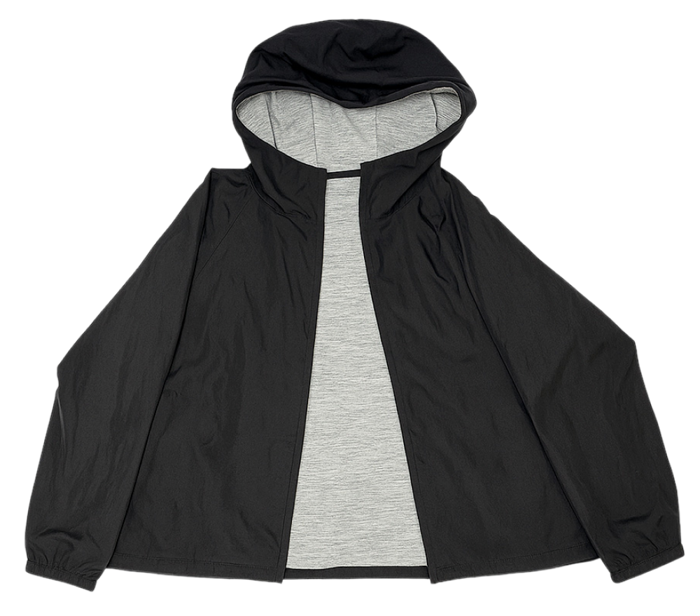 Lightweight hooded jacket included in the digital product bundle for hiking essentials on the Hiking Bundle product page.